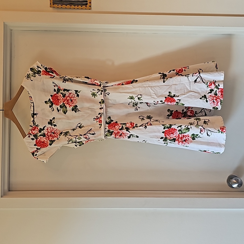 🩷 Vintage Inspired Floral Dress Size XL